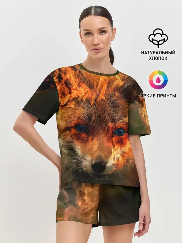 Женская пижама с шортами