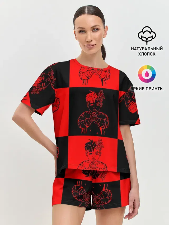Женская пижама с шортами