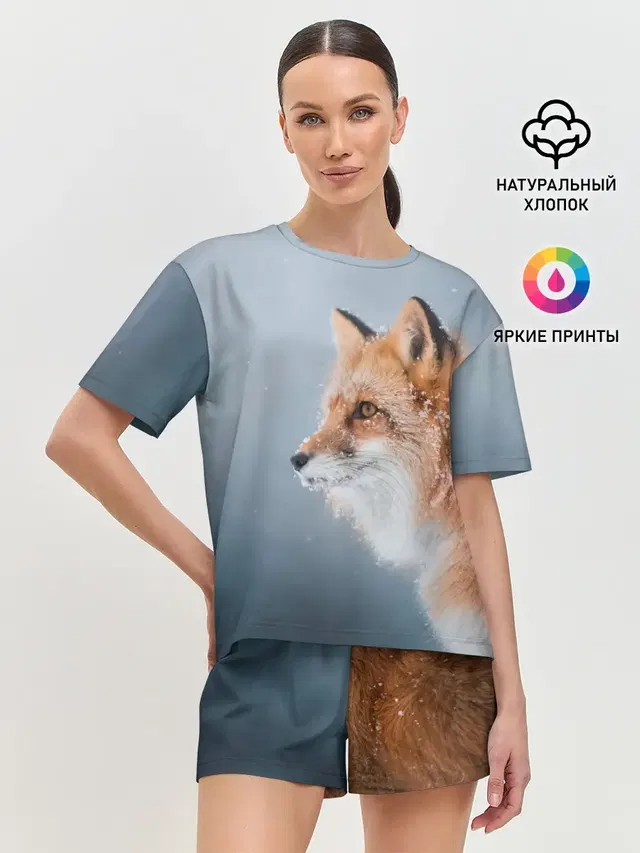 Женская пижама с шортами