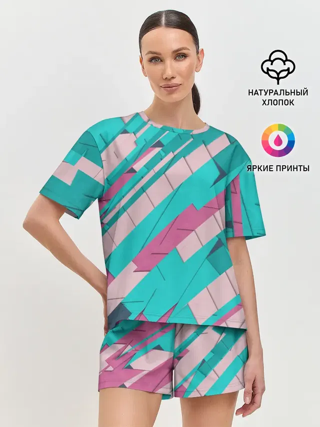 Женская пижама с шортами