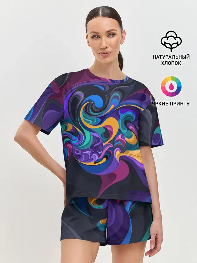 Женская пижама с шортами