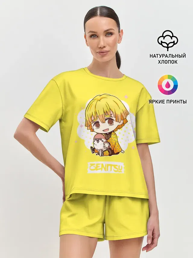 Женская пижама с шортами