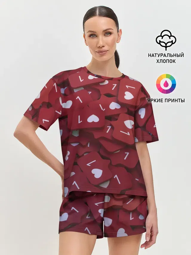 Женская пижама с шортами
