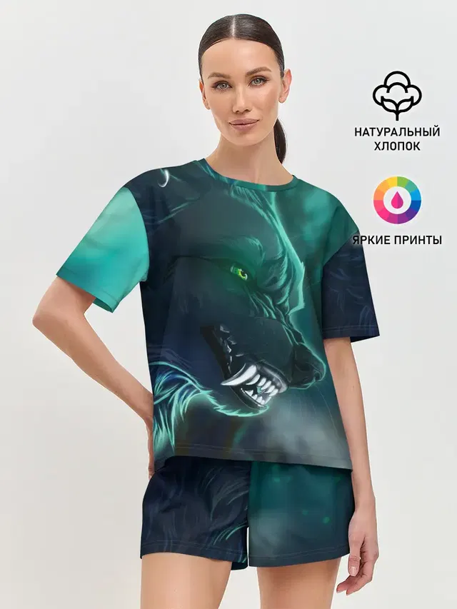 Женская пижама с шортами