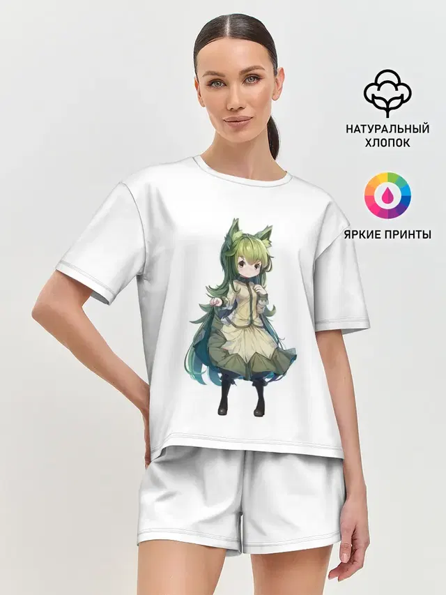 Женская пижама с шортами