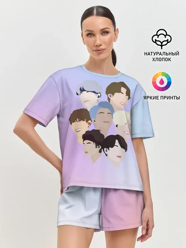 Женская пижама с шортами