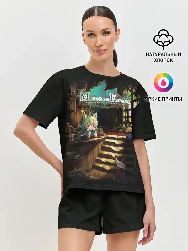 Женская пижама с шортами