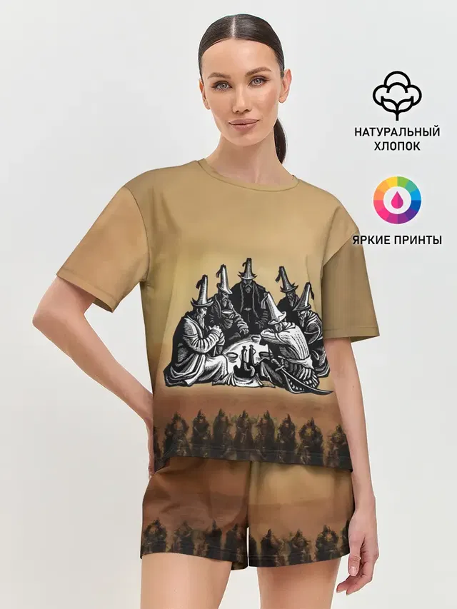 Женская пижама с шортами