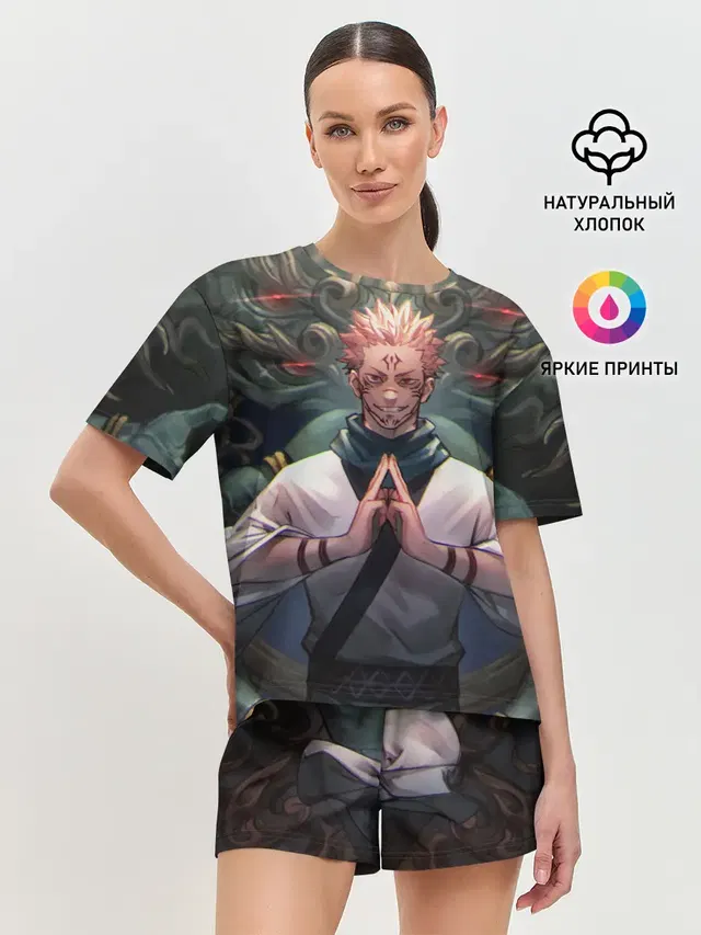 Женская пижама с шортами