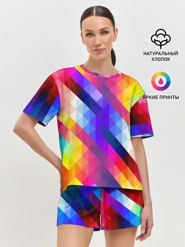 Женская пижама с шортами
