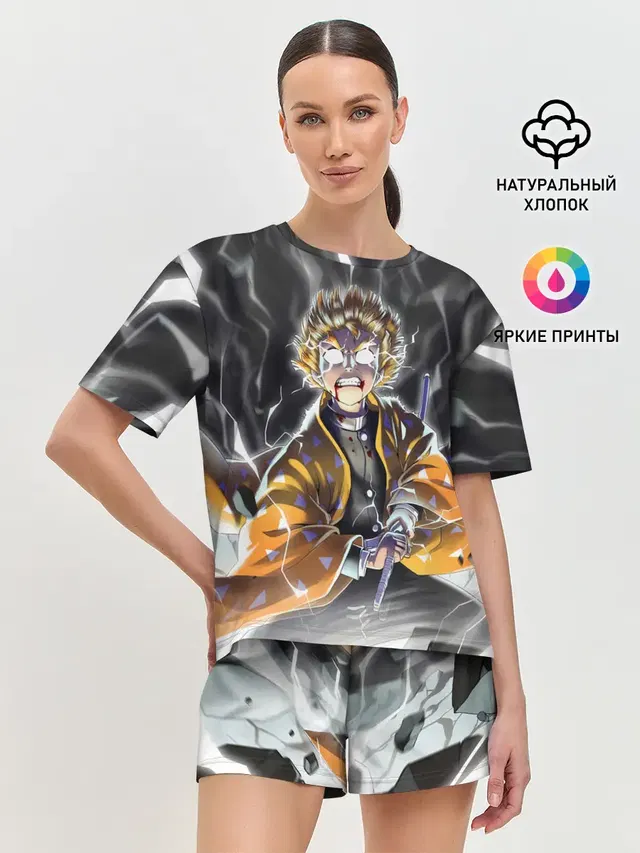 Женская пижама с шортами