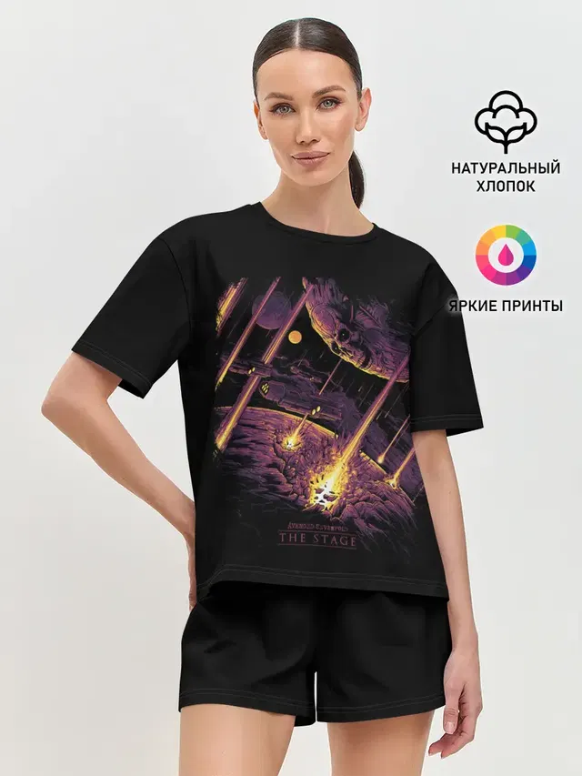 Женская пижама с шортами