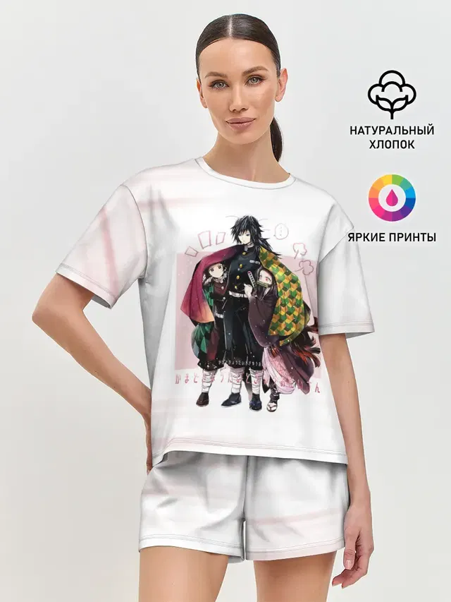 Женская пижама с шортами