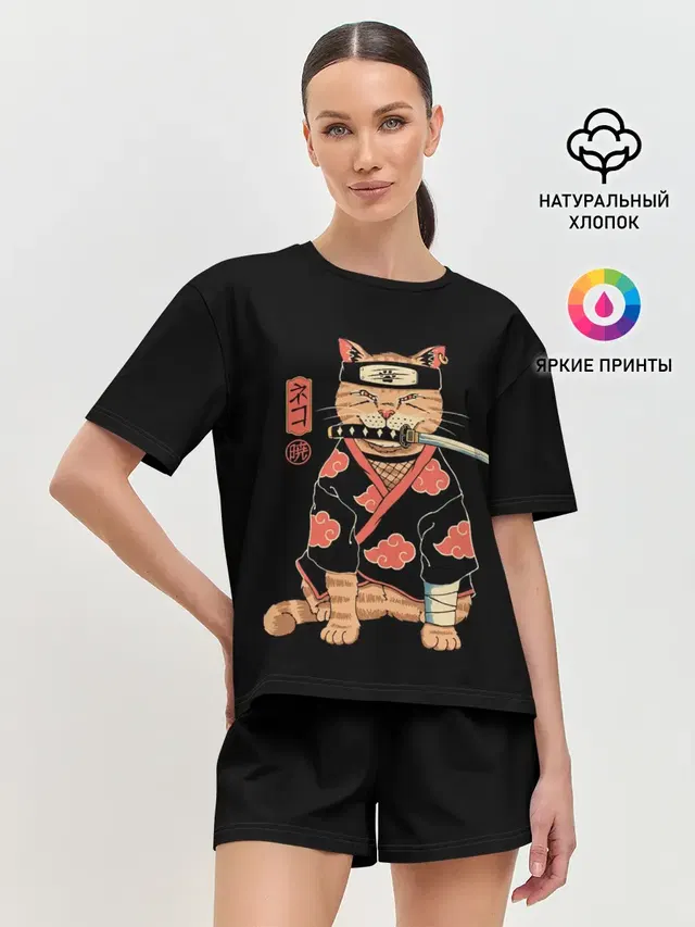 Женская пижама с шортами