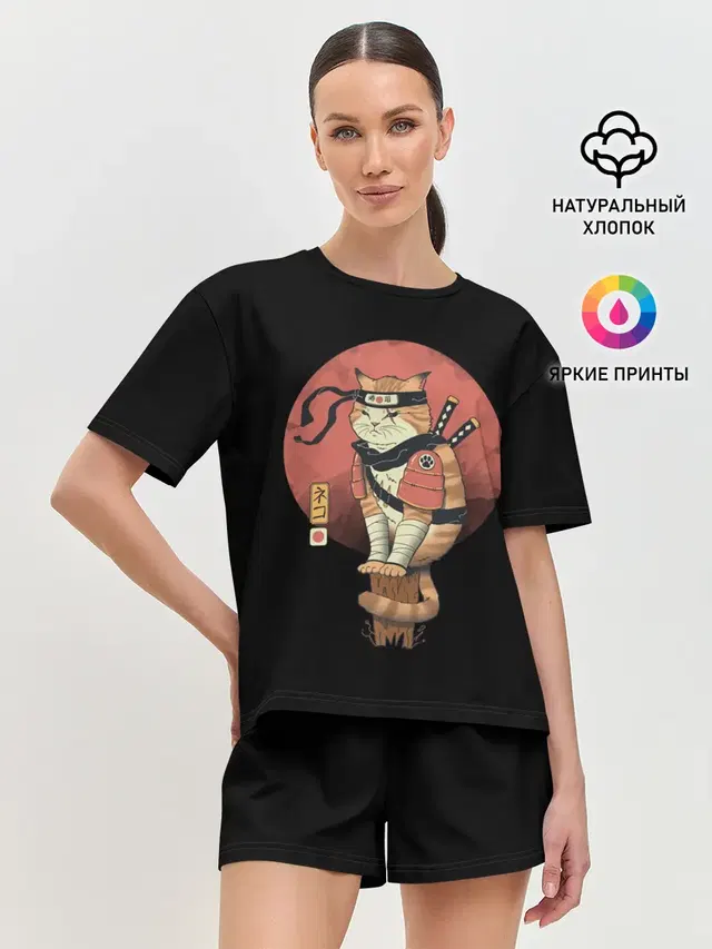 Женская пижама с шортами