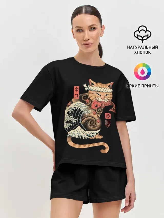 Женская пижама с шортами