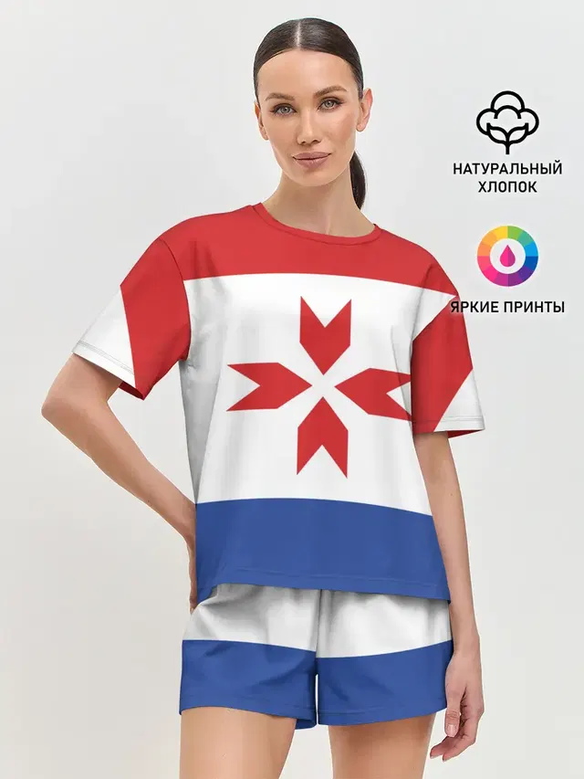 Женская пижама с шортами