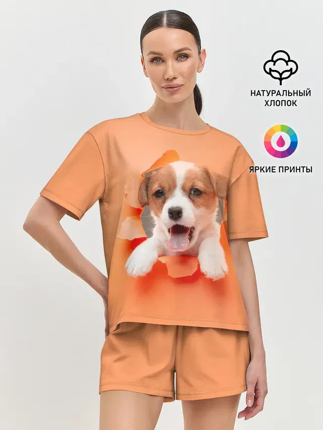Женская пижама с шортами