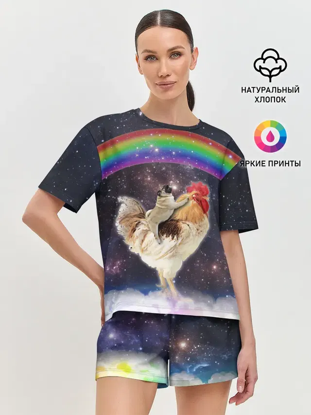 Женская пижама с шортами