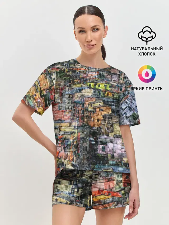 Женская пижама с шортами