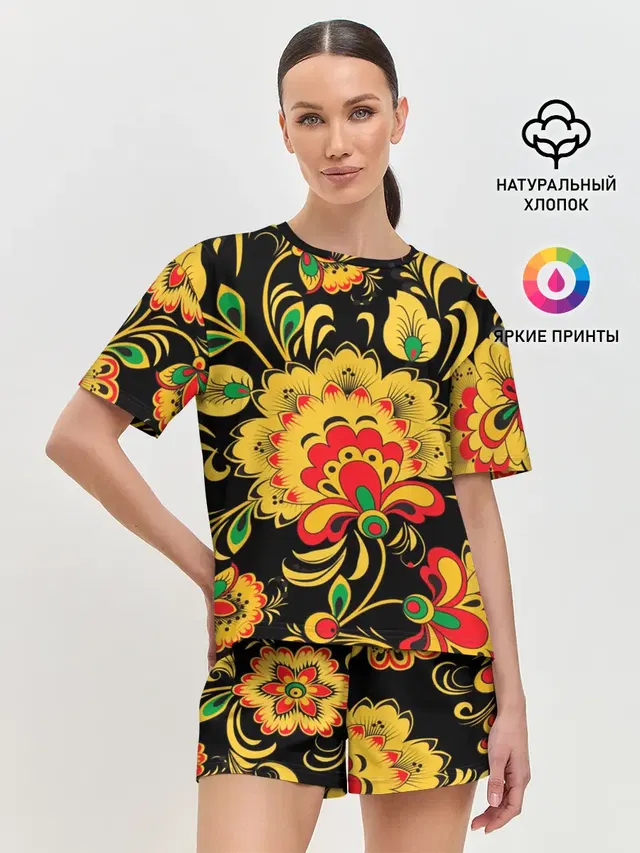 Женская пижама с шортами