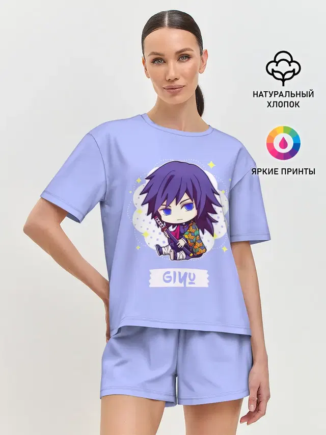 Женская пижама с шортами