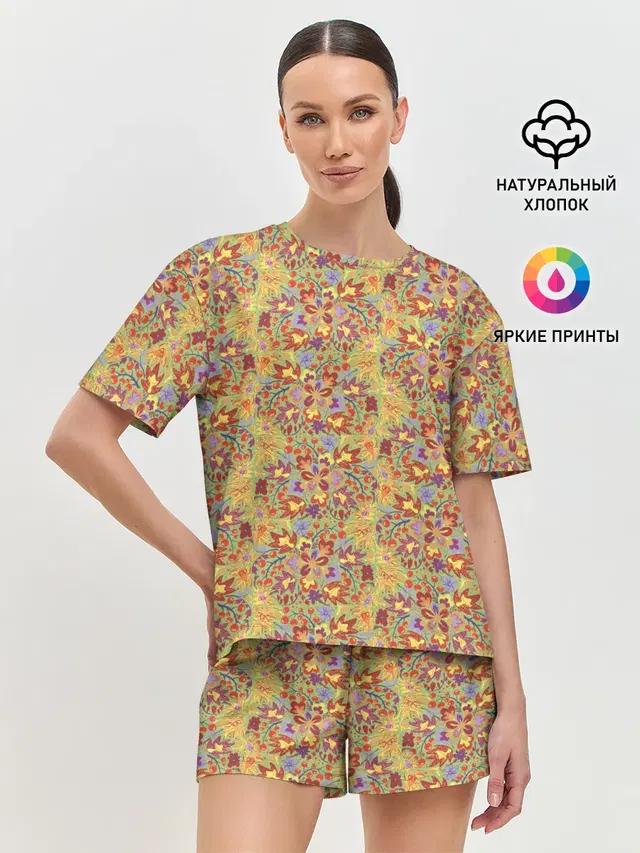 Женская пижама с шортами