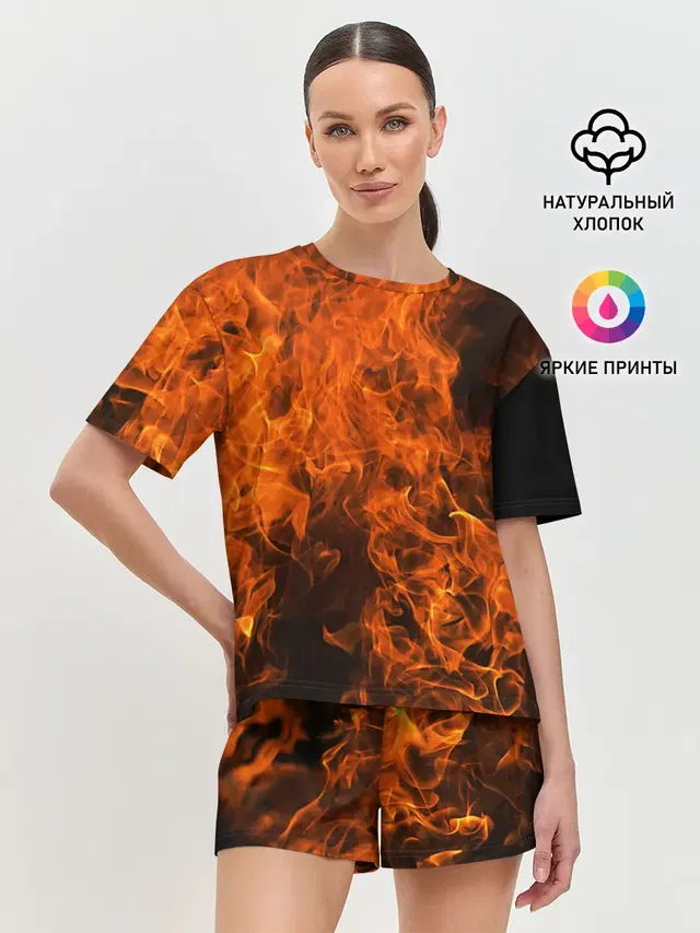 Женская пижама с шортами