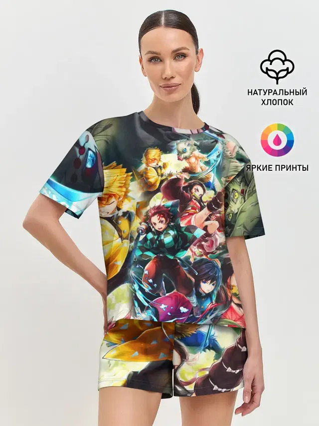 Женская пижама с шортами