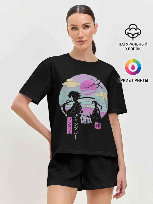 Женская пижама с шортами
