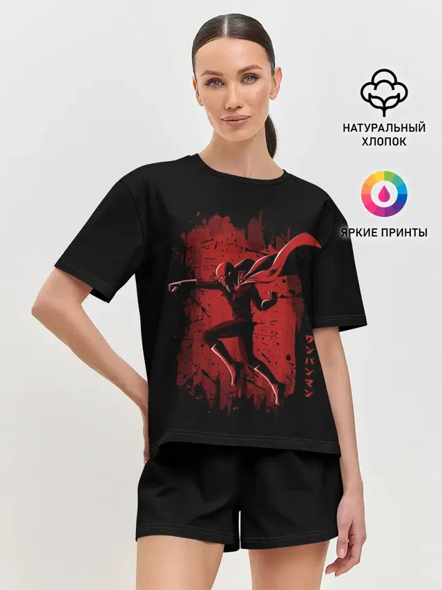 Женская пижама с шортами
