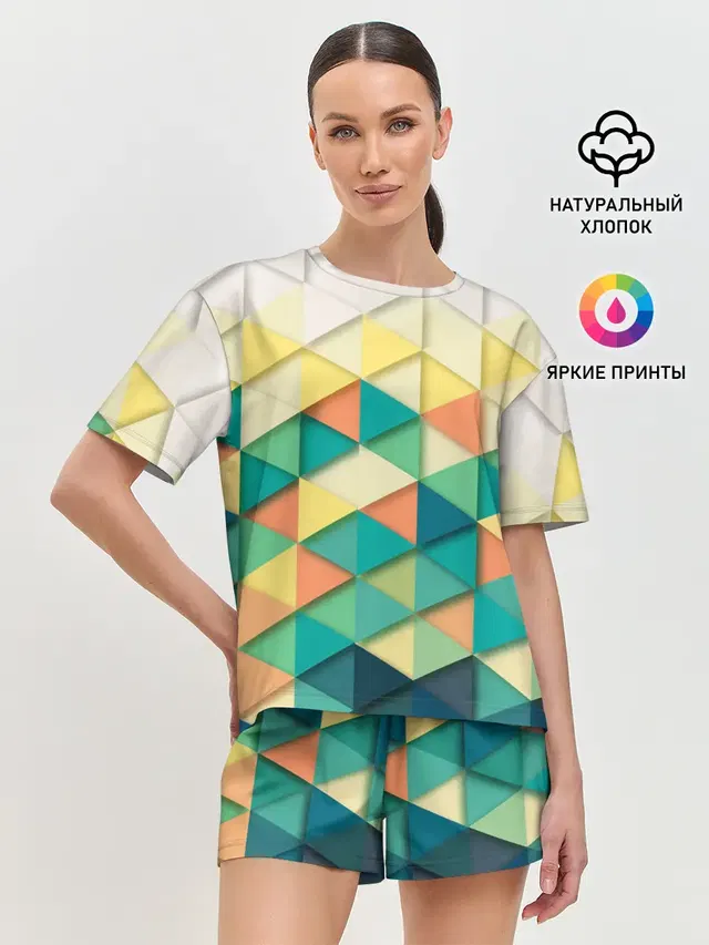 Женская пижама с шортами
