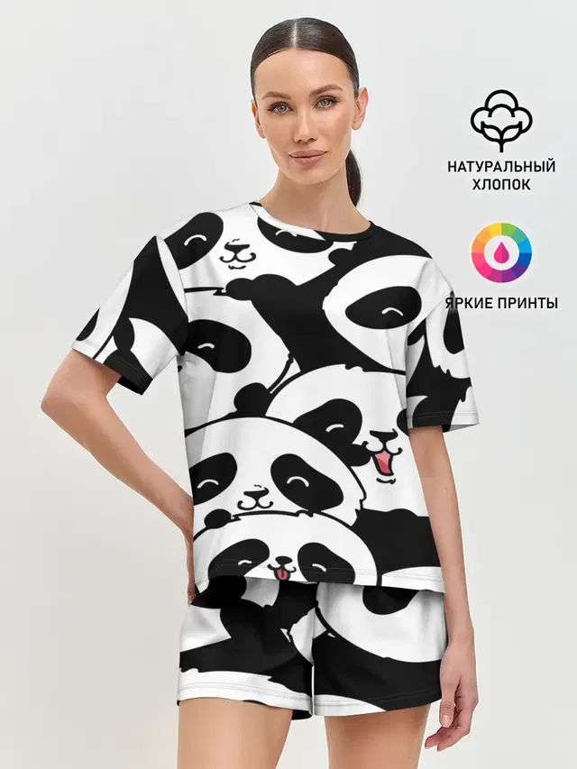 Женская пижама с шортами