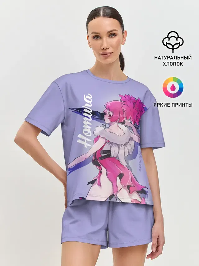 Женская пижама с шортами