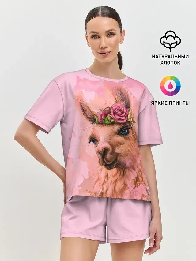 Женская пижама с шортами