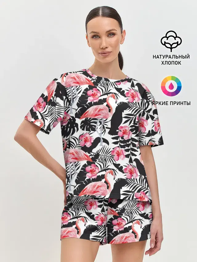 Женская пижама с шортами