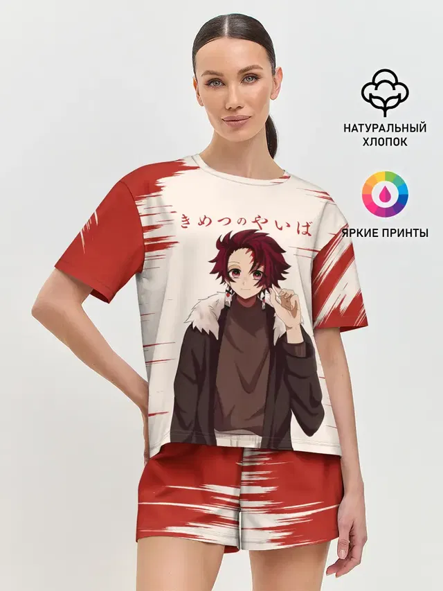 Женская пижама с шортами