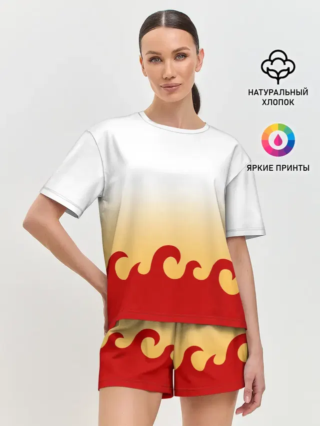 Женская пижама с шортами