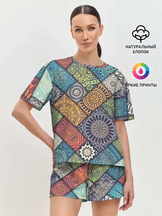 Женская пижама с шортами