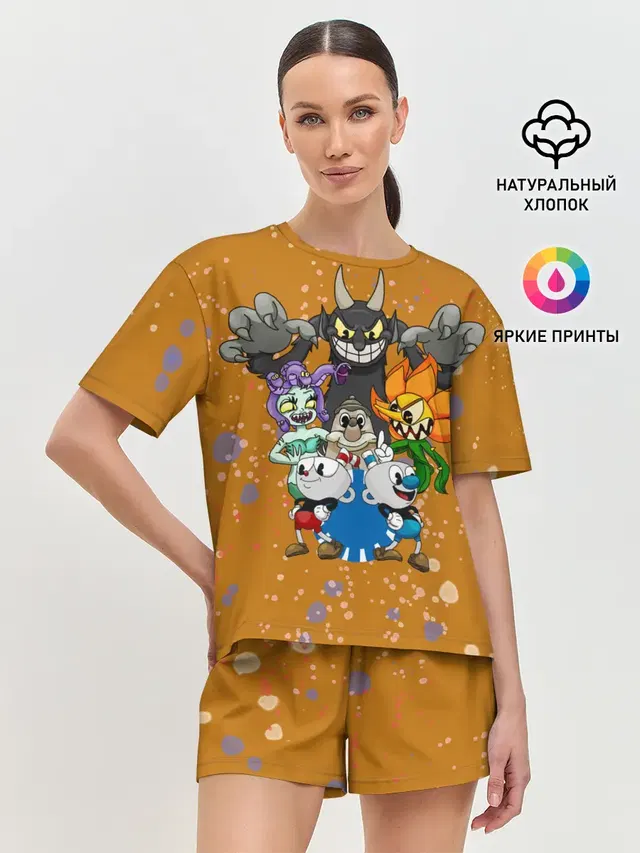 Женская пижама с шортами