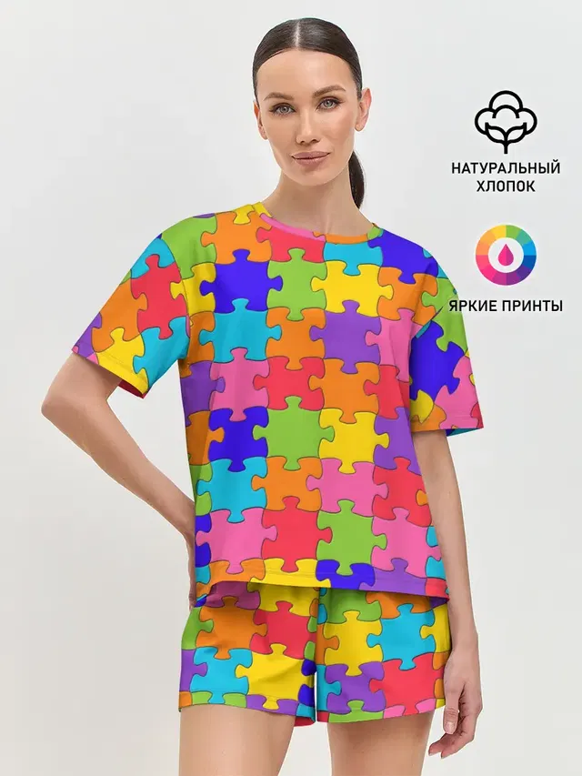 Женская пижама с шортами