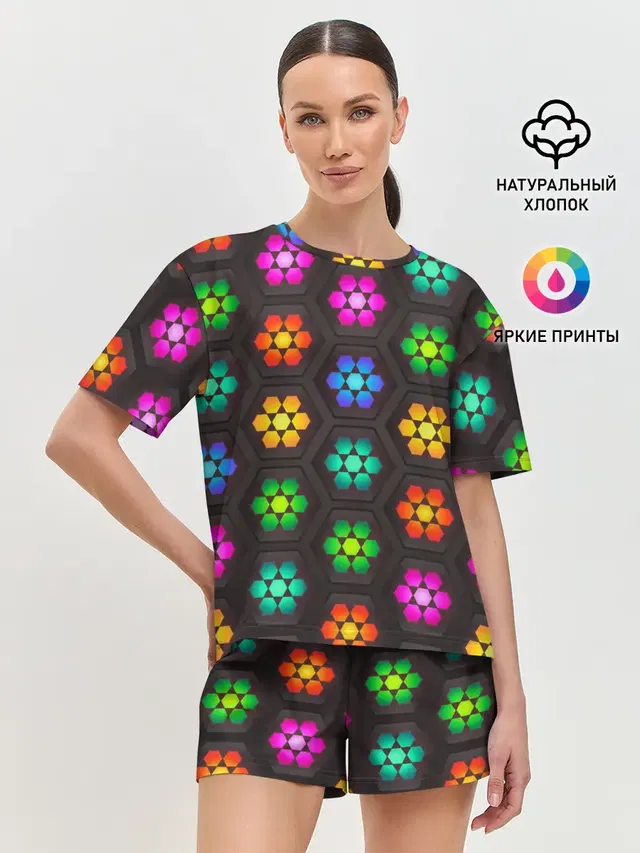 Женская пижама с шортами