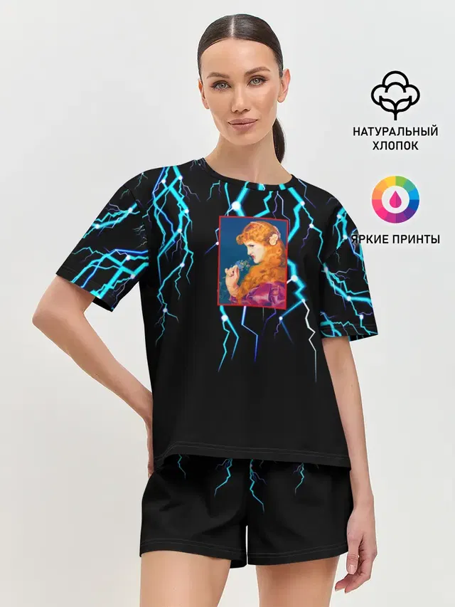 Женская пижама с шортами
