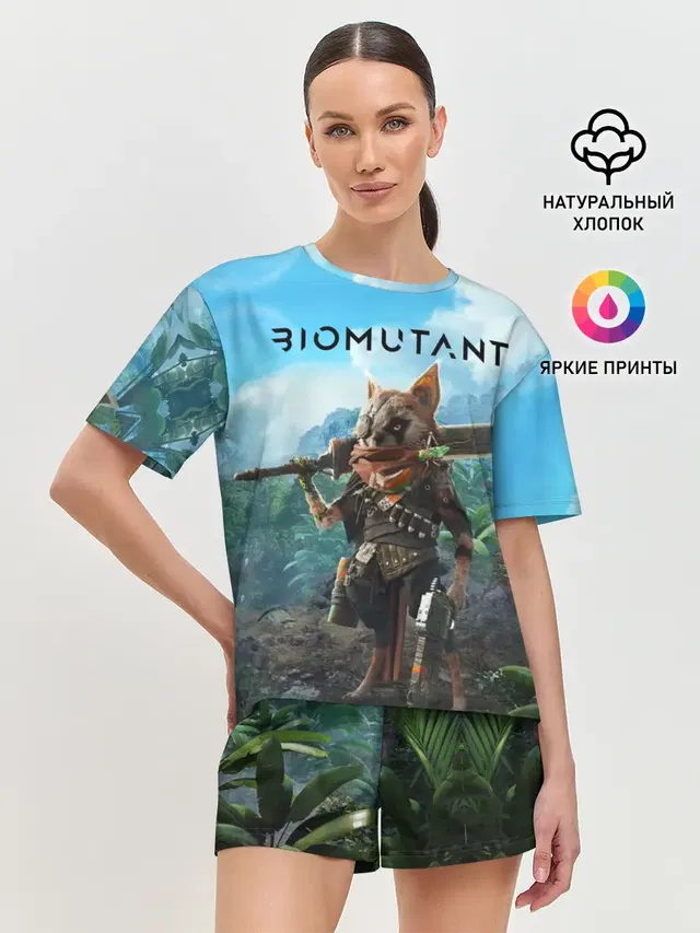 Женская пижама с шортами