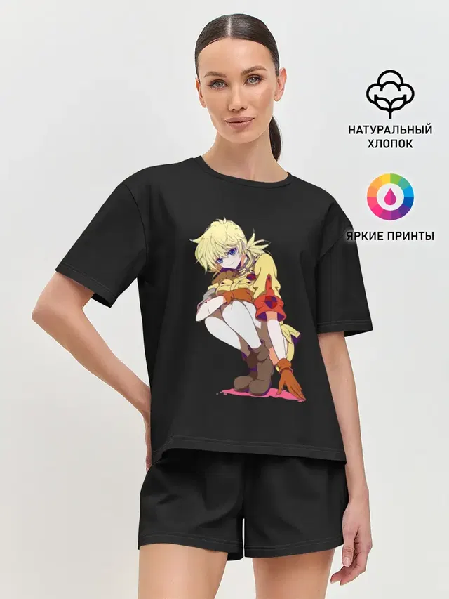 Женская пижама с шортами
