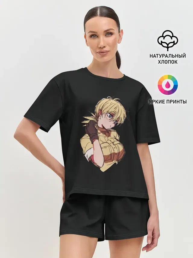 Женская пижама с шортами