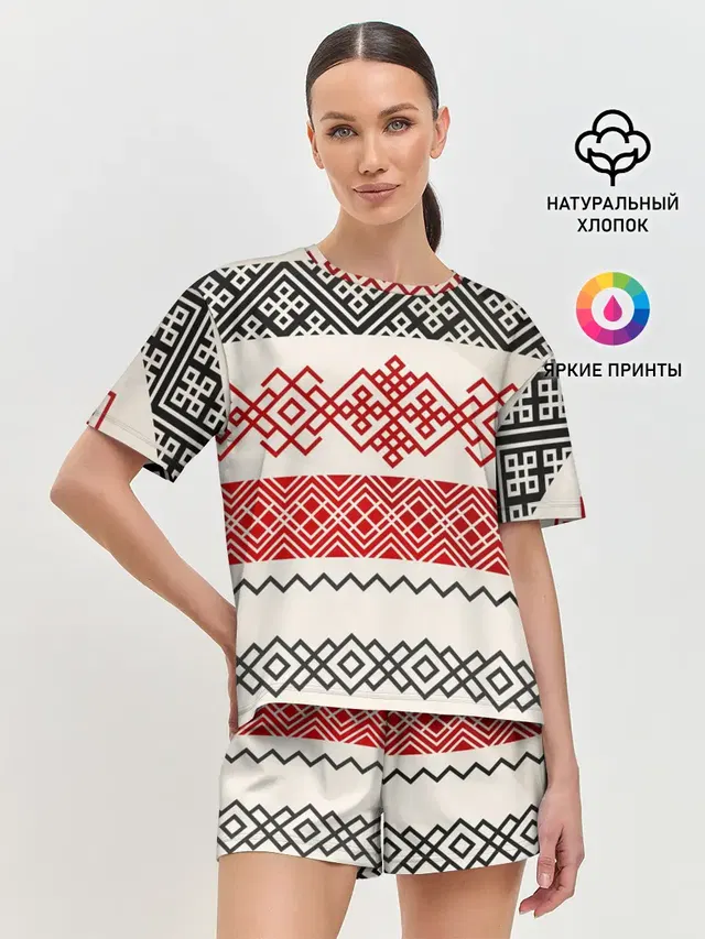 Женская пижама с шортами