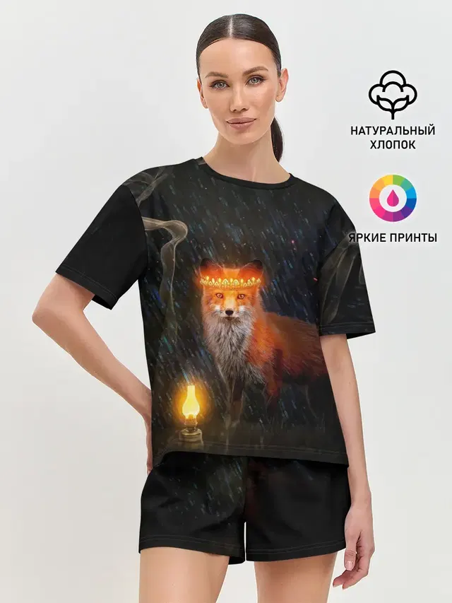 Женская пижама с шортами