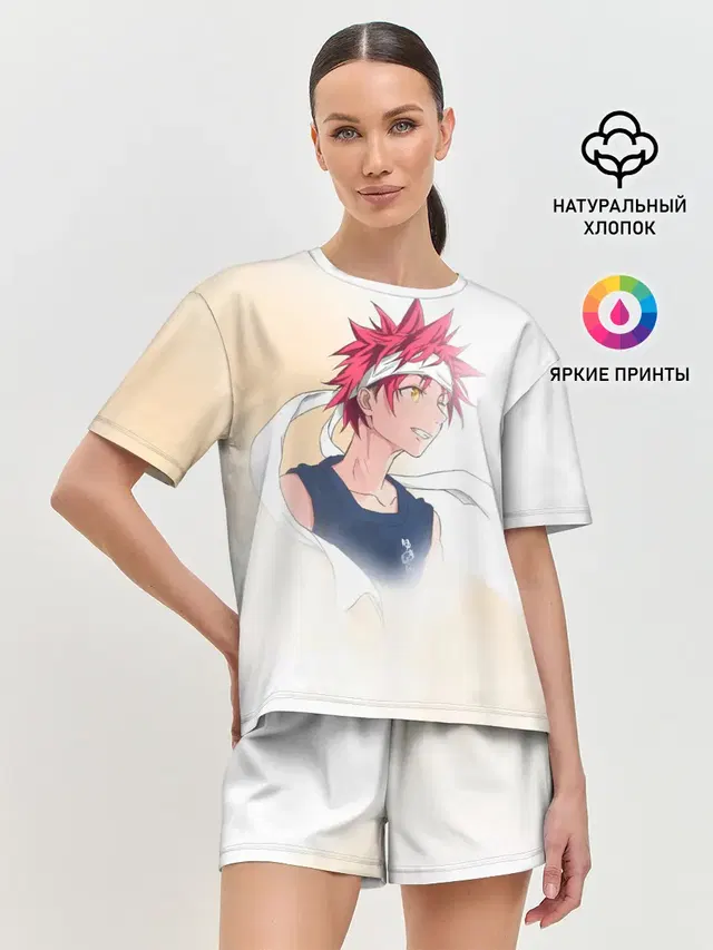 Женская пижама с шортами