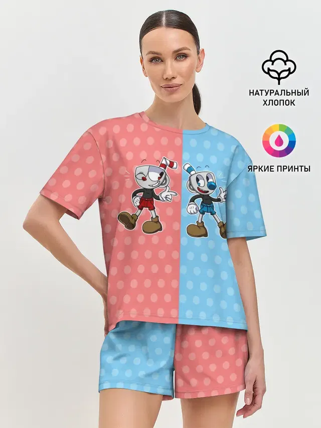 Женская пижама с шортами